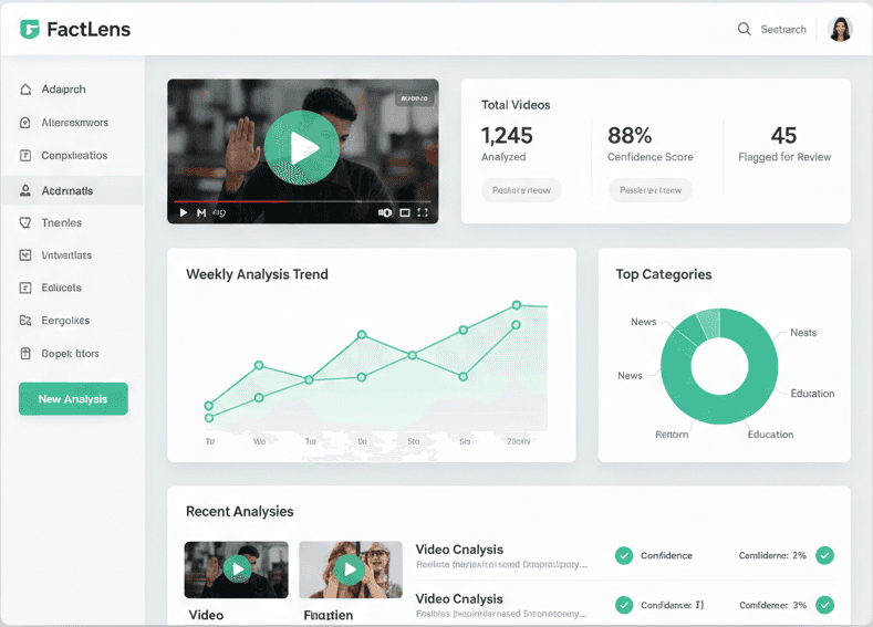 FactLens Dashboard